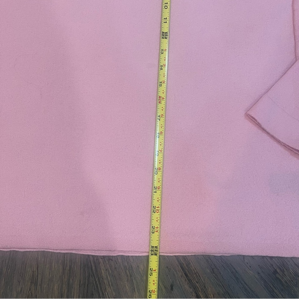 Gianni Bini Soft Pink Knit Top | 100% Wool | Large - Picture 7 of 11